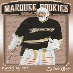 David McKee - 2006/2007 O Pee Chee "Marquee Rookies" Hockey Card